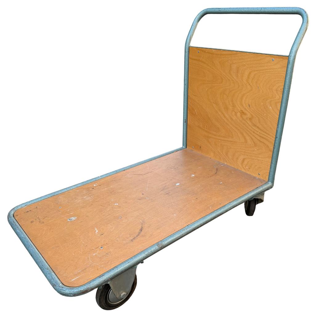 Overtoom transportkar / magazijnkar / plateauwagen, 100 liter of meer, Ophalen, Gebruikt, Transportkar