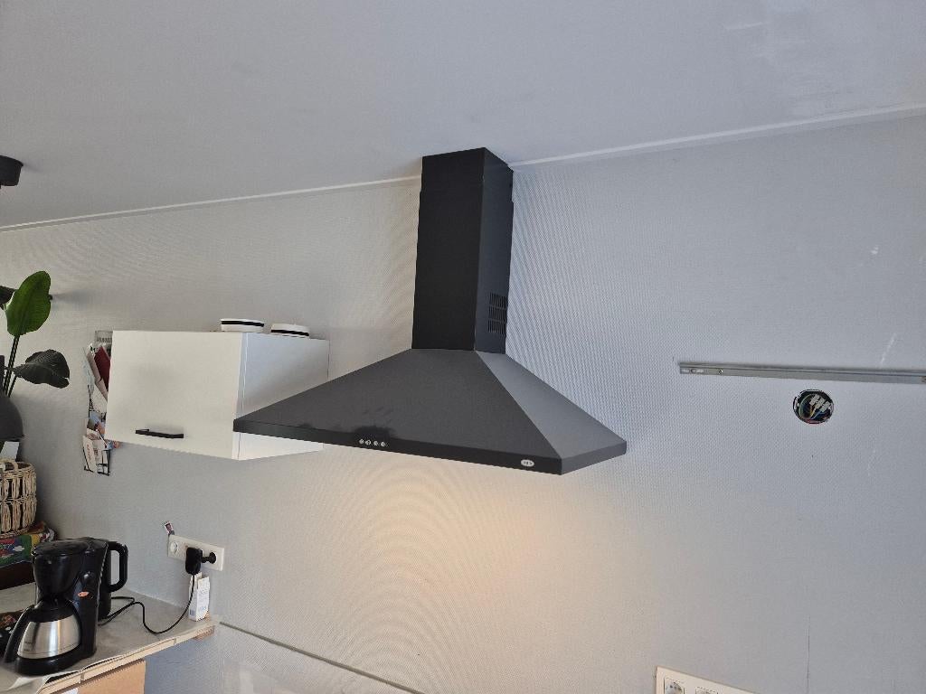 afzuigkap boretti90x45x24cm, Ophalen, Gebruikt, Wandschouwkap, 600 tot 800 m³ per uur