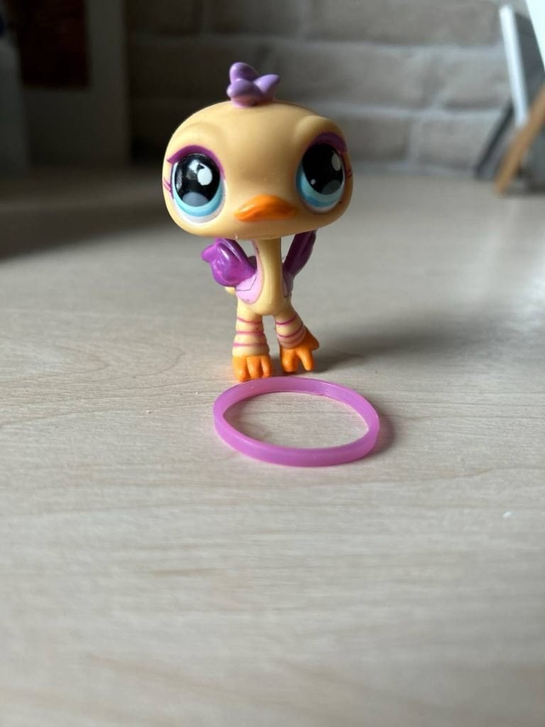 Littlest Pet Shop (LPS) Ostrich #516 2008, Verzamelen, Poppetjes en Figuurtjes, Ophalen, Gebruikt