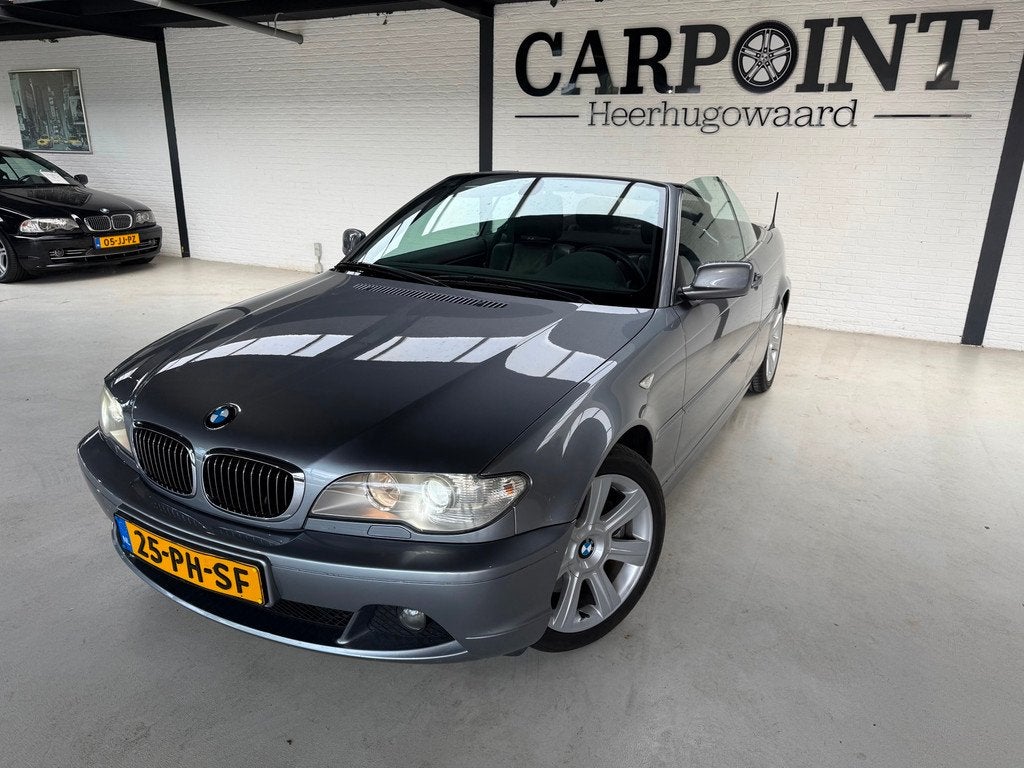 BMW 3-serie Cabrio 330Ci Executive Automaat Orig NL 2004 Fac, Automaat, Gebruikt, Zwart, 1595 kg