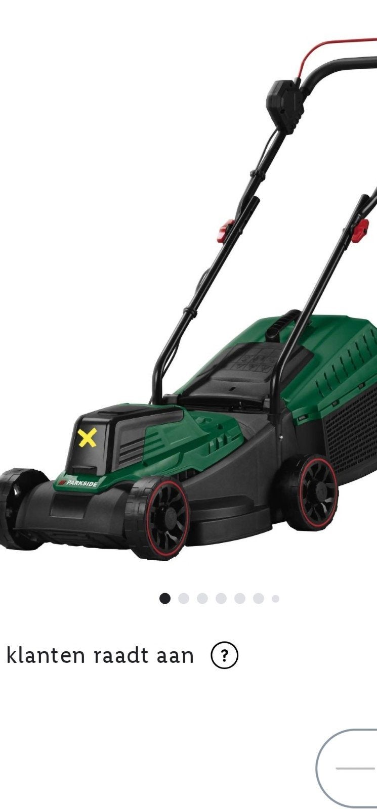 Grasmaaier Parkside  20V met oplader en accu, Ophalen