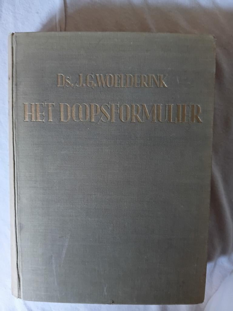 Het Doopsformulier - Ds. J.G. Woelderink (1938), Boeken, Ophalen of Verzenden, Gelezen, Ds. J.G. Woelderink, Christendom | Protestants