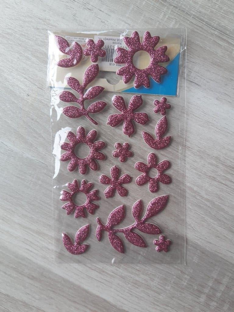 Glitter stickers en pailletten., Geschikt voor karton, Overige thema's, Nieuw, Meerkleurig