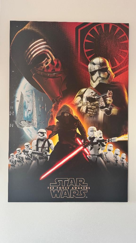 STAR WARS “SCHILDERIJ” KYLO REN, Ophalen, Zo goed als nieuw, Boek of Poster