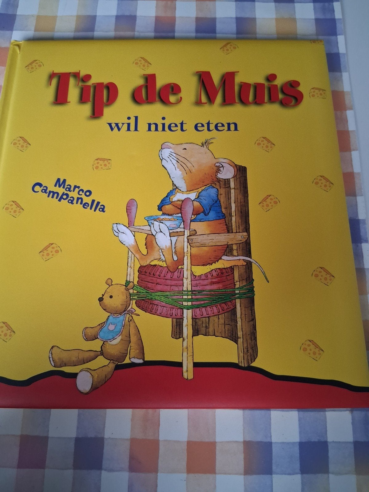 boek marco campanella - tip de muis wil niet eten, Boeken, Ophalen of Verzenden, Gelezen, 3 tot 4 jaar
