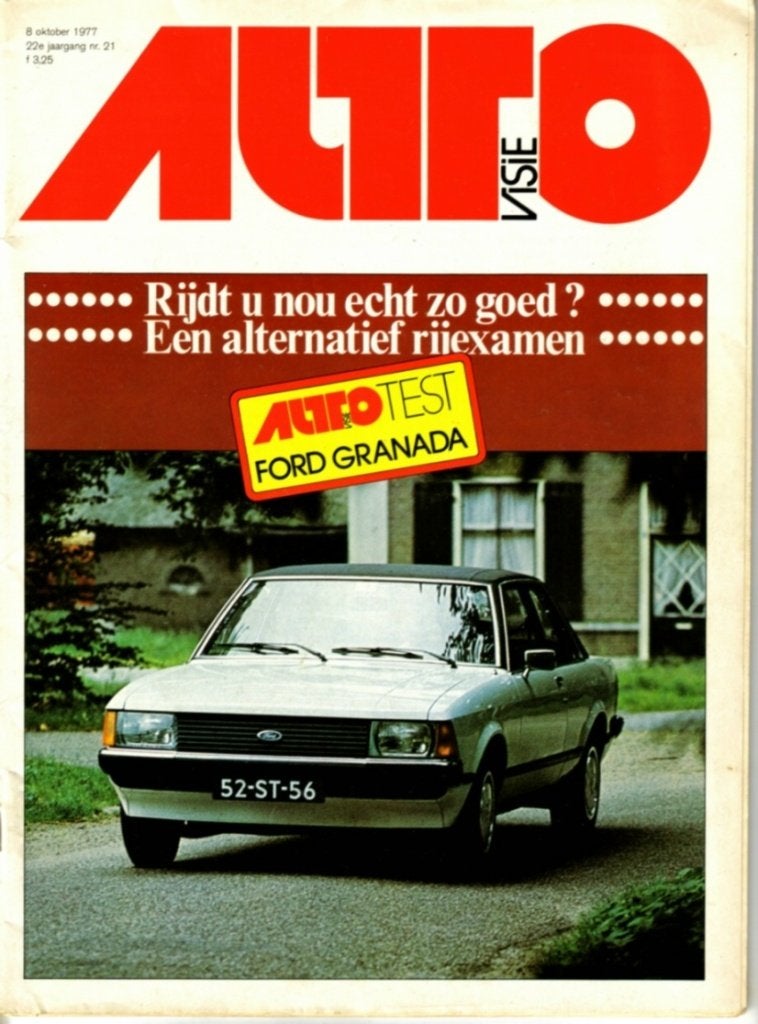 Autovisie test Ford Granada Oktober 1977, Ophalen of Verzenden, Gelezen, Ford