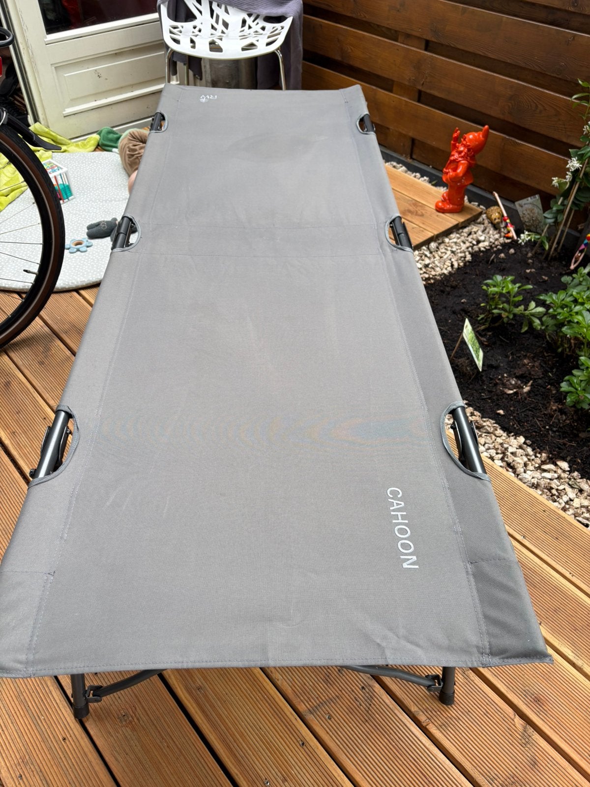 Stretcher redwood cahoon, Caravans en Kamperen, Kampeeraccessoires, Zo goed als nieuw, Ophalen