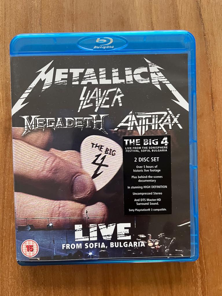 The Big 4 Live From Sofia Bulgaria 2-bluray, Cd's en Dvd's, Blu-ray, Ophalen of Verzenden, Zo goed als nieuw, Muziek en Concerten