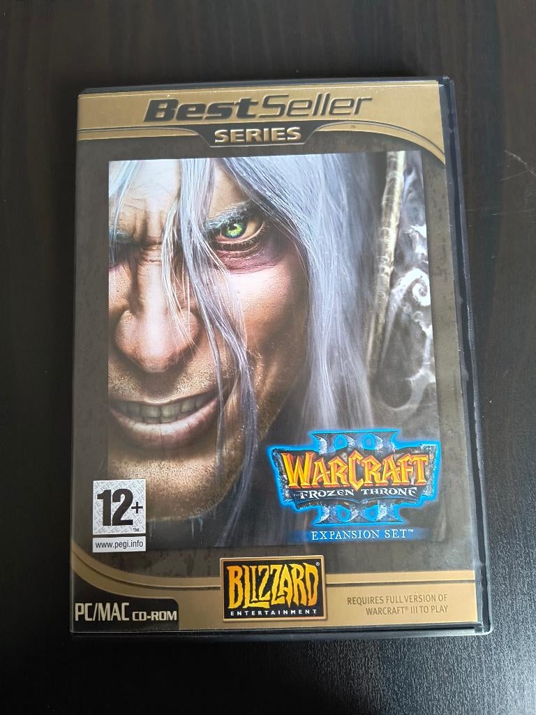 Warcraft III The Frozen Throne PC/Mac CD-ROM, 1 speler, Ophalen of Verzenden, Zo goed als nieuw, Strategie en Constructie