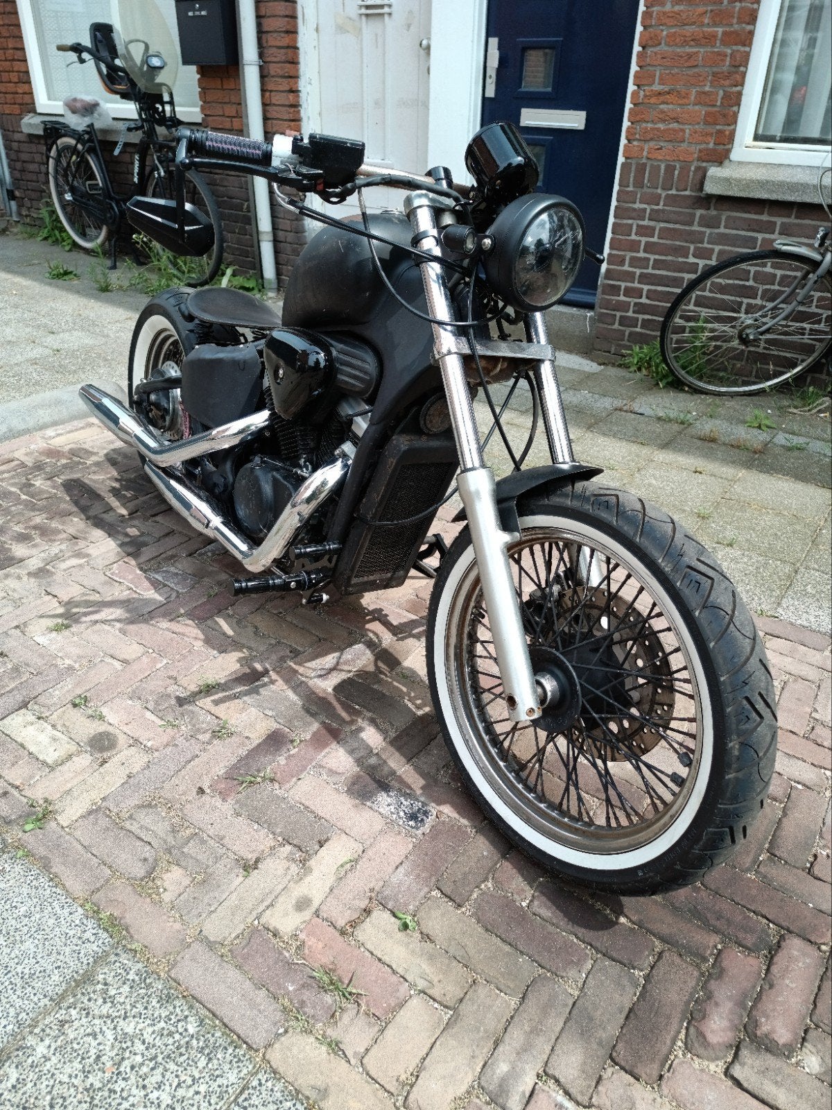 Honda Shadow VT600 PC21 1988 30kW Bobberproject uniek, Motoren, Sportuitlaat, 2 cilinders, Chopper, Gebruikt