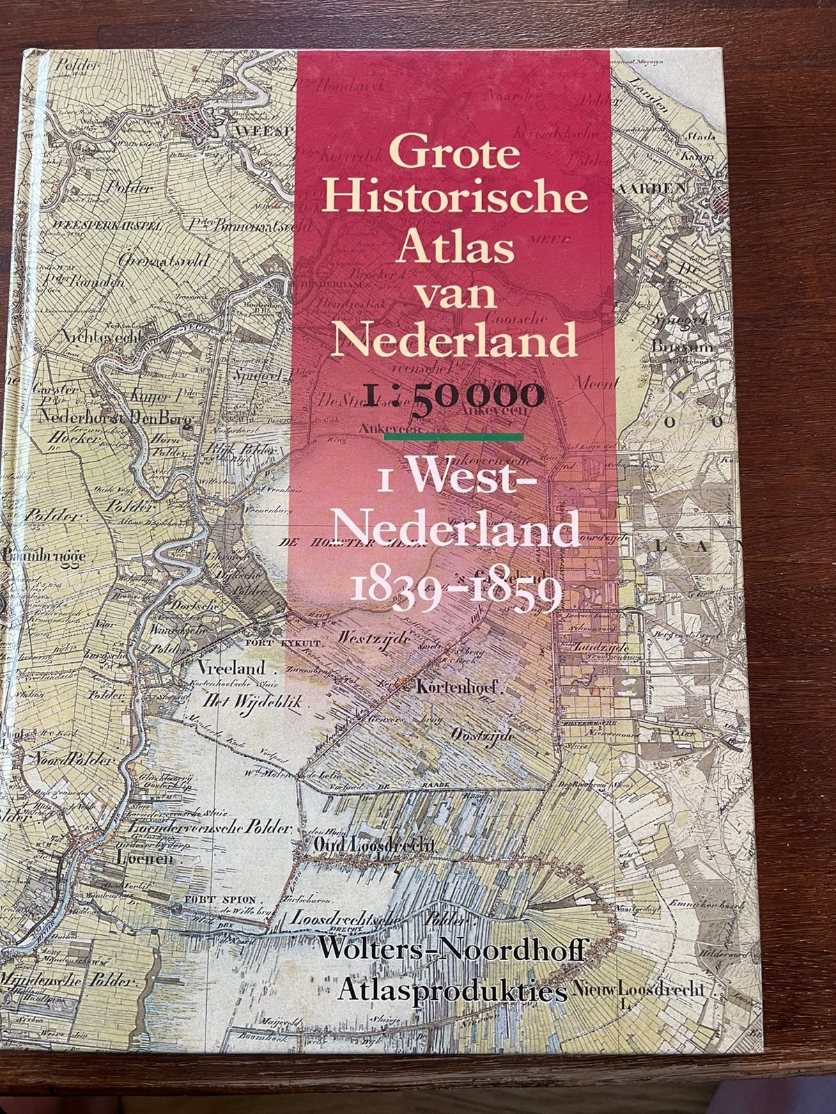 Hist.atlas West -Nederland 1839-1859, Ophalen of Verzenden, Zo goed als nieuw