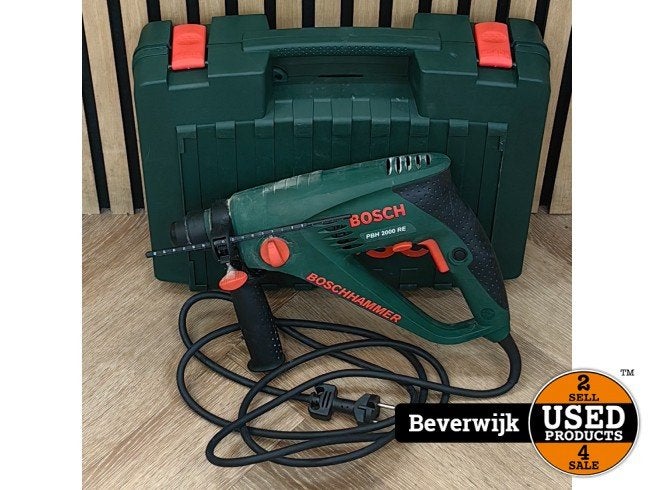 Bosch PBH 2000 RE Boorhamer - Nette Staat, Bosch, Zo goed als nieuw, Support@bosch.com, Robert Bosch GmbH
Robert-Bosch-Platz 1
70839 Gerlingen-SchillerhÃ¶he
Germany