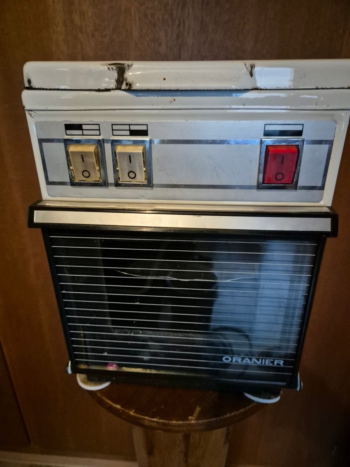 Vintage Oranier Elektrisch Fornuis met Oven - Gebruikt, Witgoed en Apparatuur, Fornuizen, Gebruikt, 3 kookzones of minder, Ophalen of Verzenden