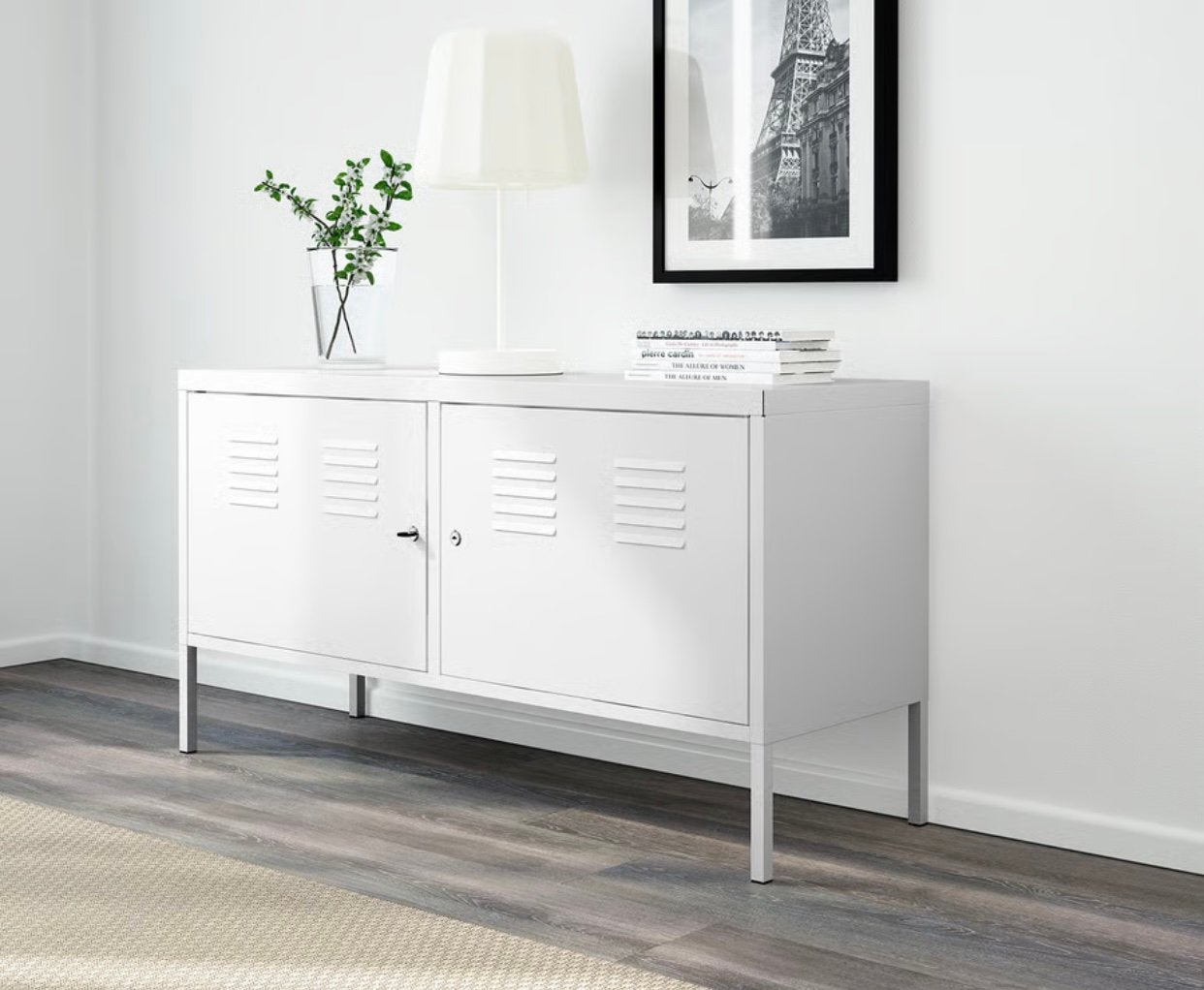 Ikea ps kast metaal, 100 tot 150 cm, Industrieel modern, Ophalen of Verzenden, Zo goed als nieuw