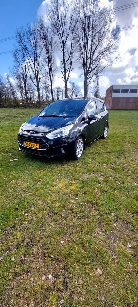 Ford B-Max 1.0 Ecoboost Titanium - Stoelverwarming, Voorwielaandrijving, Leder en Stof, Zwart, Origineel Nederlands