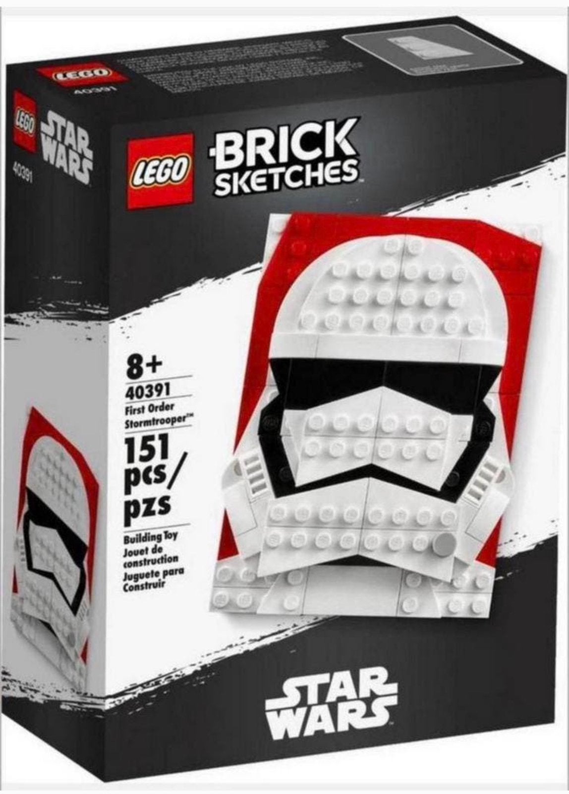 LEGO Brick Sketches Star Wars 40391 First Order Stormtrooper, Star Wars, Lego, Nieuw, Ophalen of Verzenden