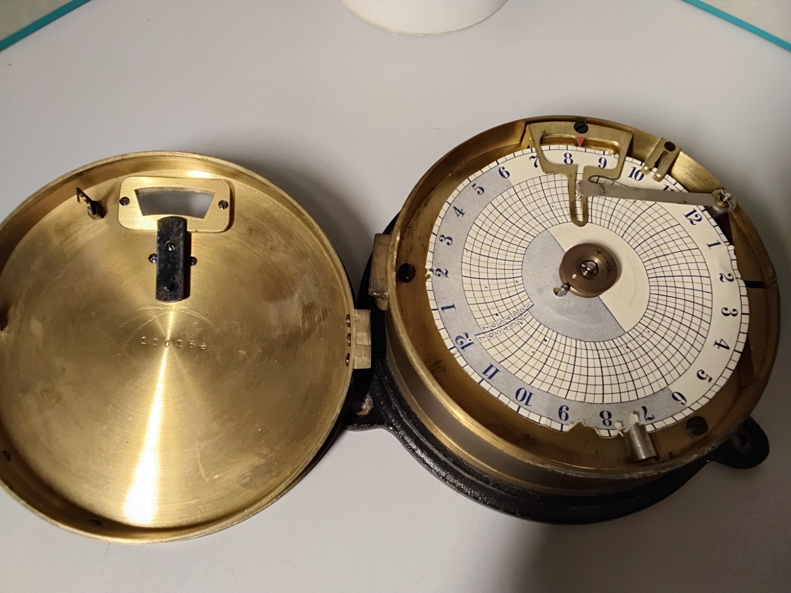 Antieke Elka Clock Amsterdam Registreerklok, Ophalen of Verzenden
