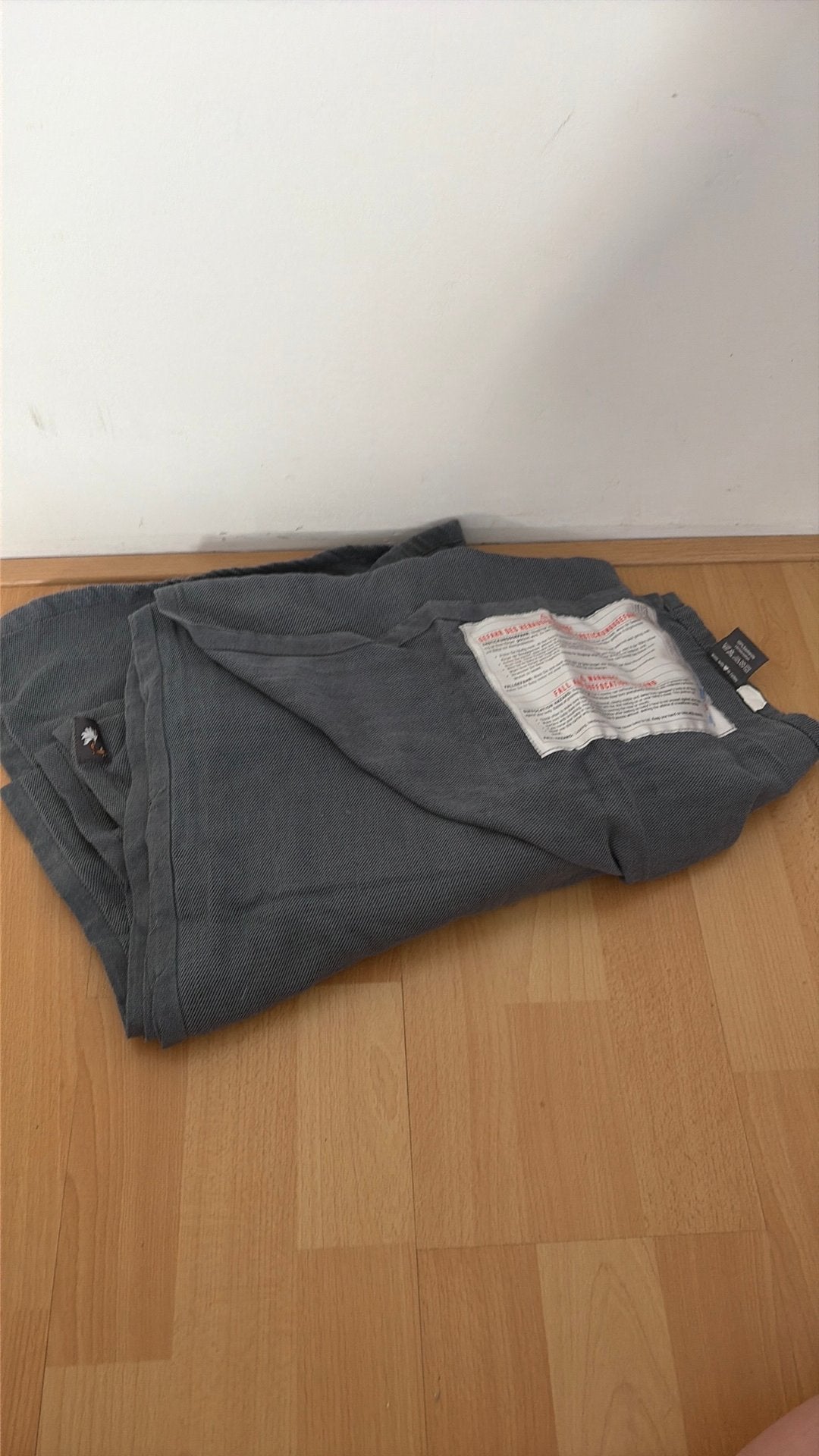 Originele Hoppediz geweven draagdoek stonegrey, Kinderen en Baby's, Overige merken, Draagdoek, Gebruikt, Ophalen of Verzenden