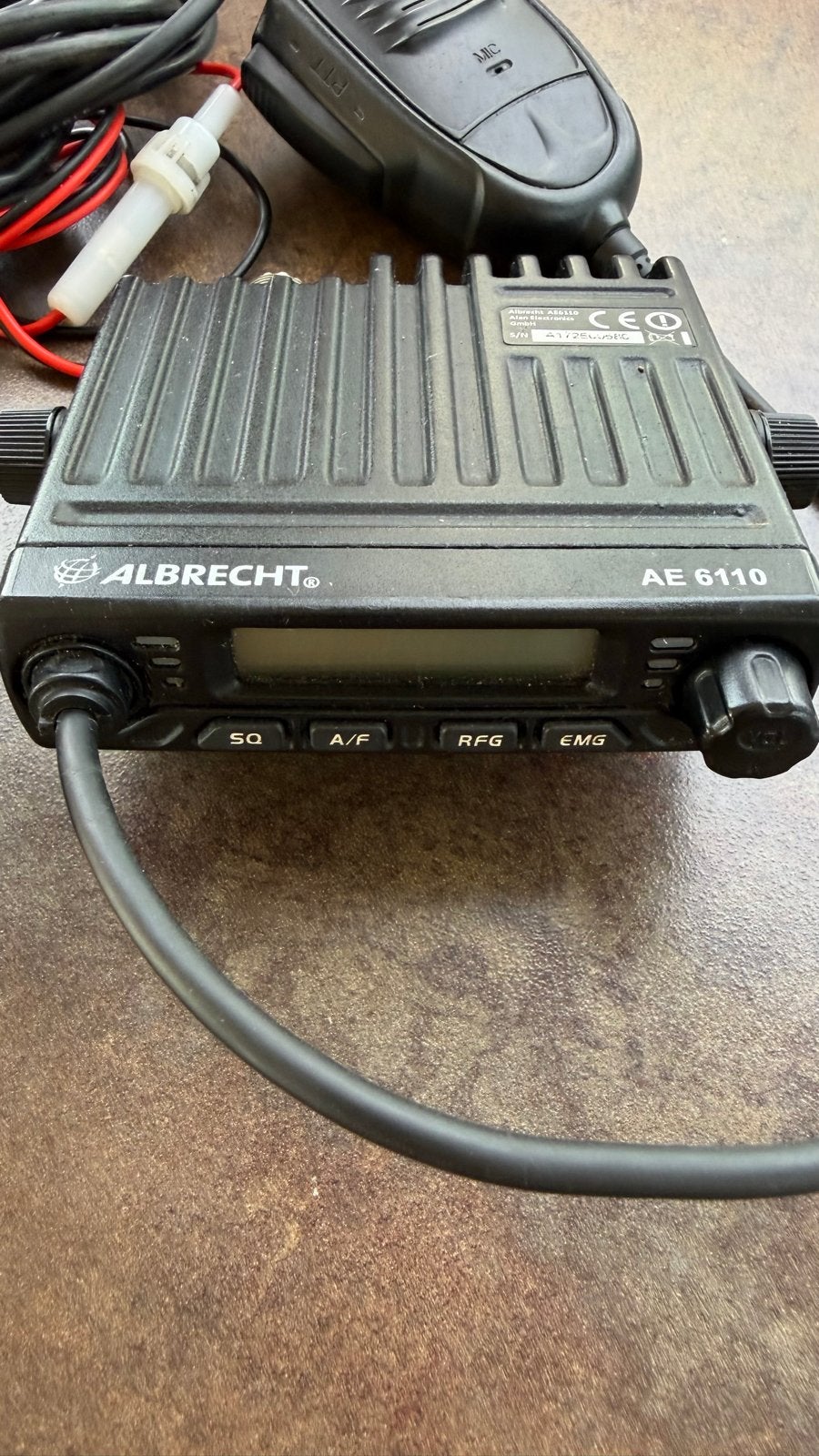 Albrecht AE 6110 CB Radio 40 kanalen FM en AM, Telecommunicatie, Zenders en Ontvangers, Ophalen, Gebruikt, Zender en Ontvanger