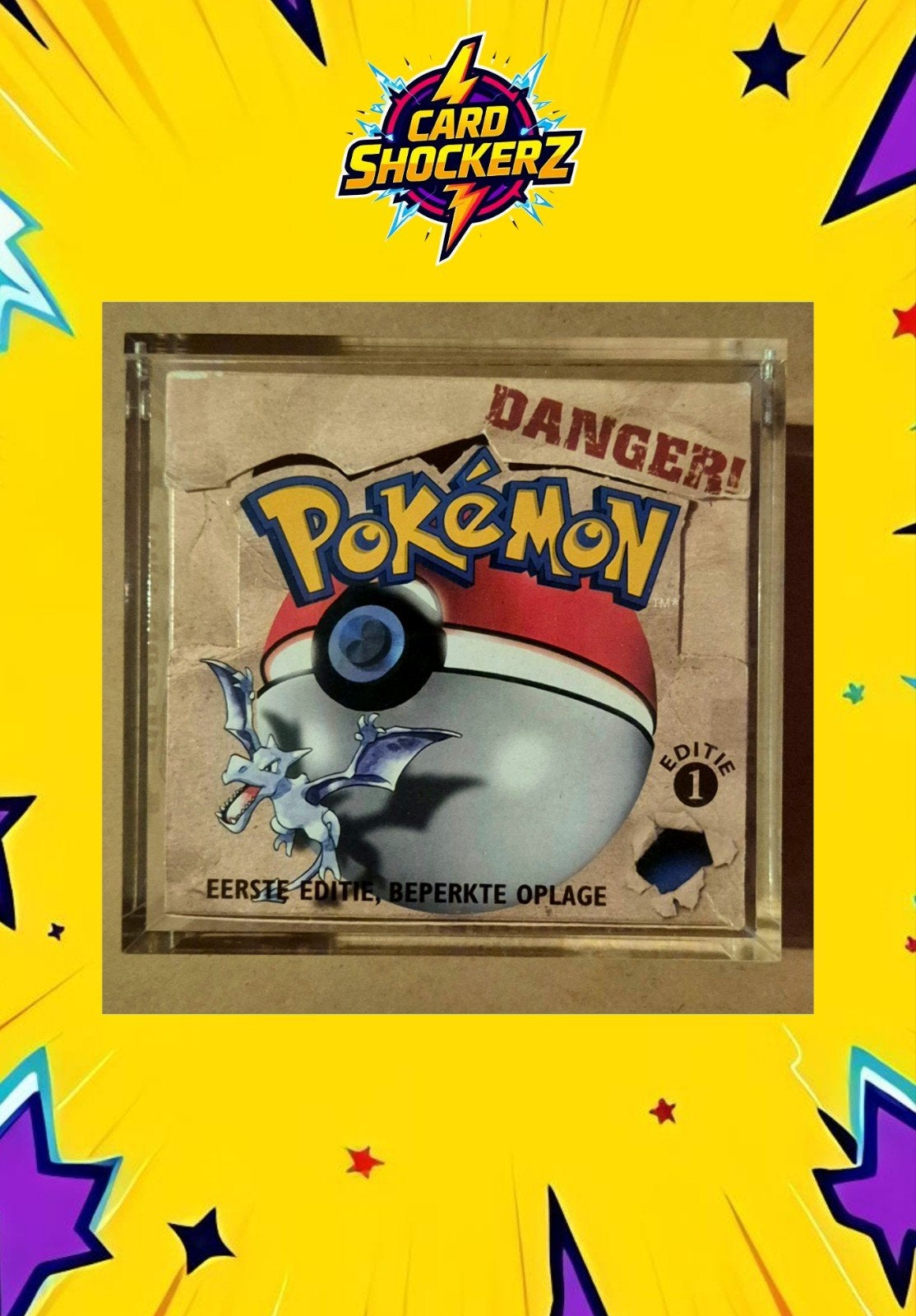 Pokemon Fossil 1st Edition WOTC Booster box, Hobby en Vrije tijd, Verzamelkaartspellen | Pokémon, Ophalen of Verzenden, Zo goed als nieuw