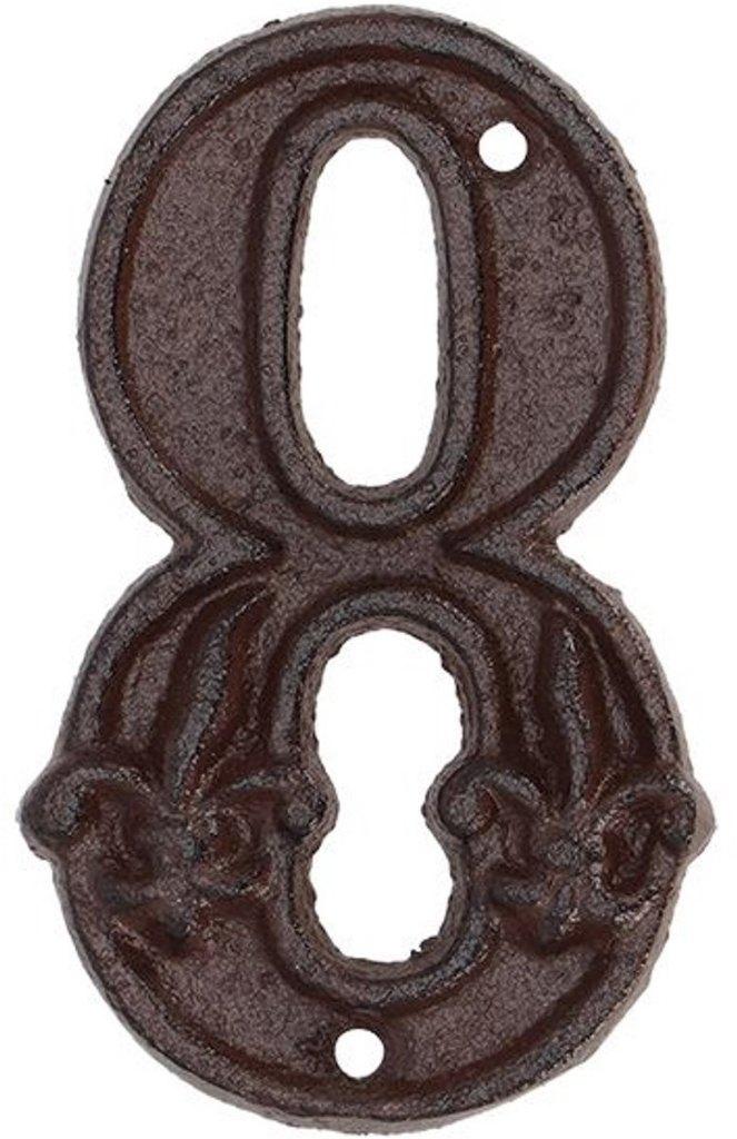Huisnummer 8, Antiek en Kunst, Antiek | Emaille, Verzenden