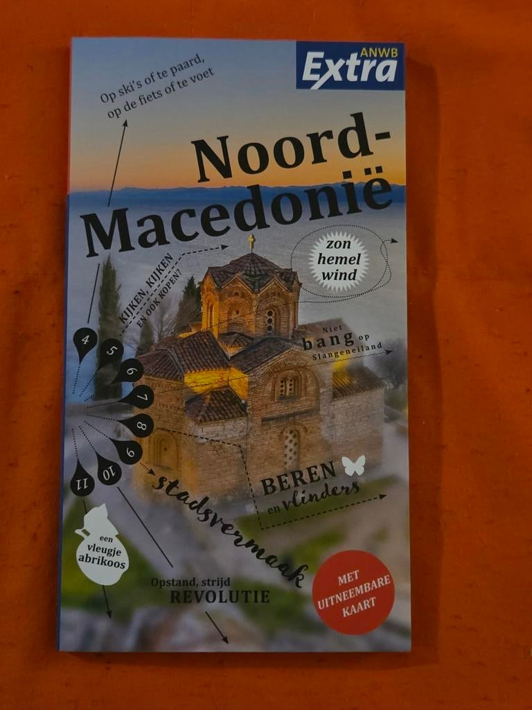 Noord Macedonië anwb reisgids,  druk 2025 , nieuw, Boeken, Reisgidsen, Nieuw, Reisgids of -boek, Europa, ANWB, Ophalen of Verzenden