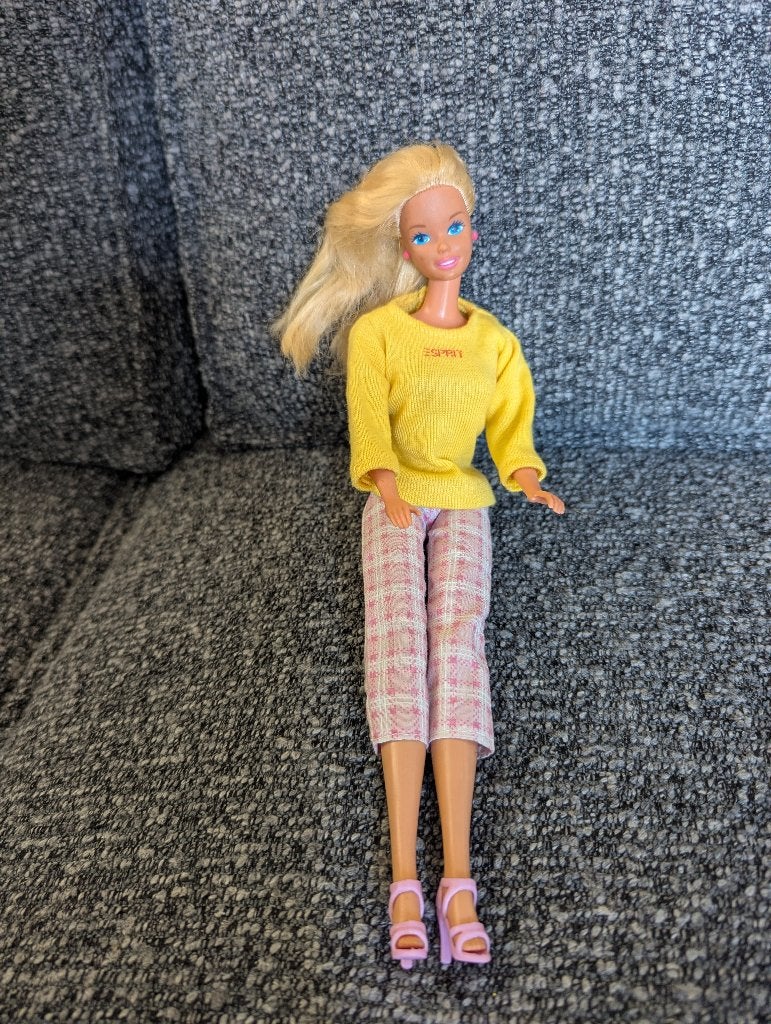 Barbie poppen met accesoires - stewardess barbie etc, Ophalen of Verzenden, Zo goed als nieuw, Barbie