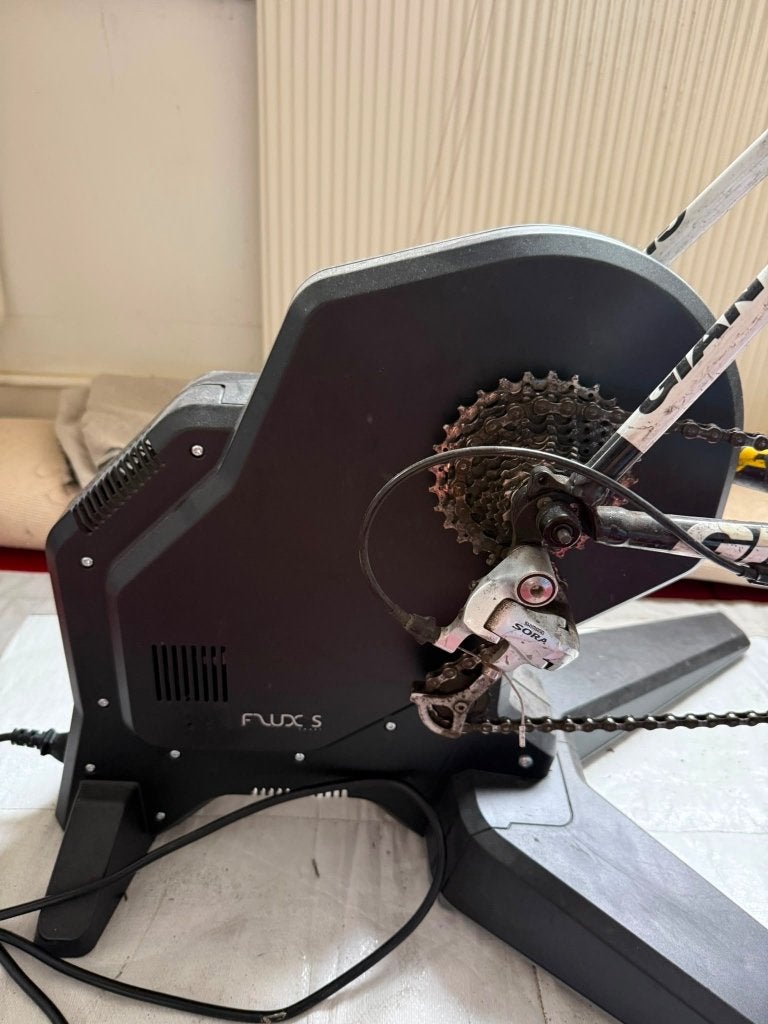 Tacx flux smart + trainingsmat in uitstekende staat, Sport en Fitness, Wielrennen, Zo goed als nieuw, Overige typen, Ophalen