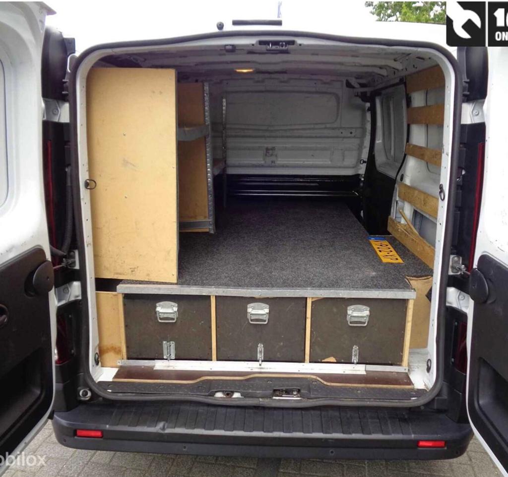 Bedrijfswageninrichting Renault Trafic / Opel Vivaro, Auto diversen, Auto-accessoires, Ophalen, Zo goed als nieuw