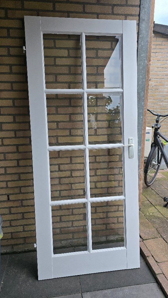 Opdek binnendeur Hout, Doe-het-zelf en Verbouw, Deuren en Horren, Ophalen, Gebruikt, 80 tot 100 cm, Binnendeur