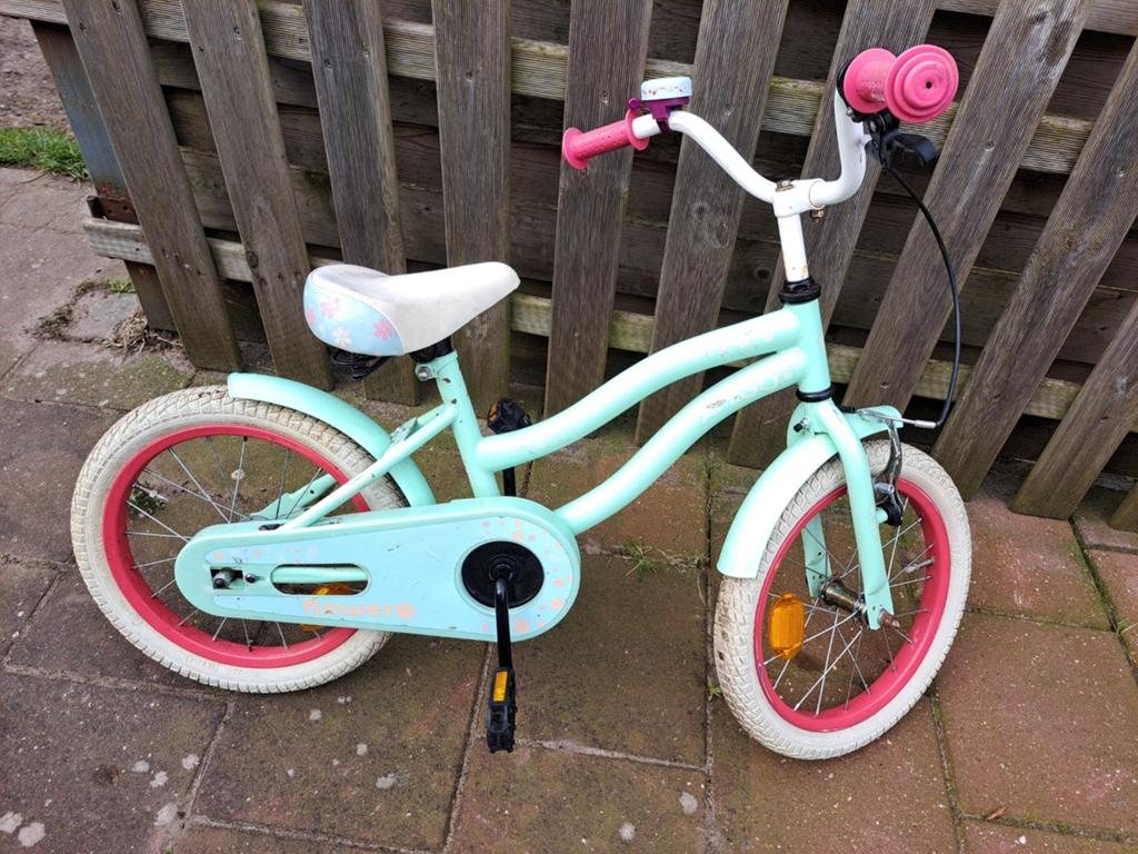 Amigo fiets voor een meisje 16 inch, Ophalen, Gebruikt, 16 tot 20 inch