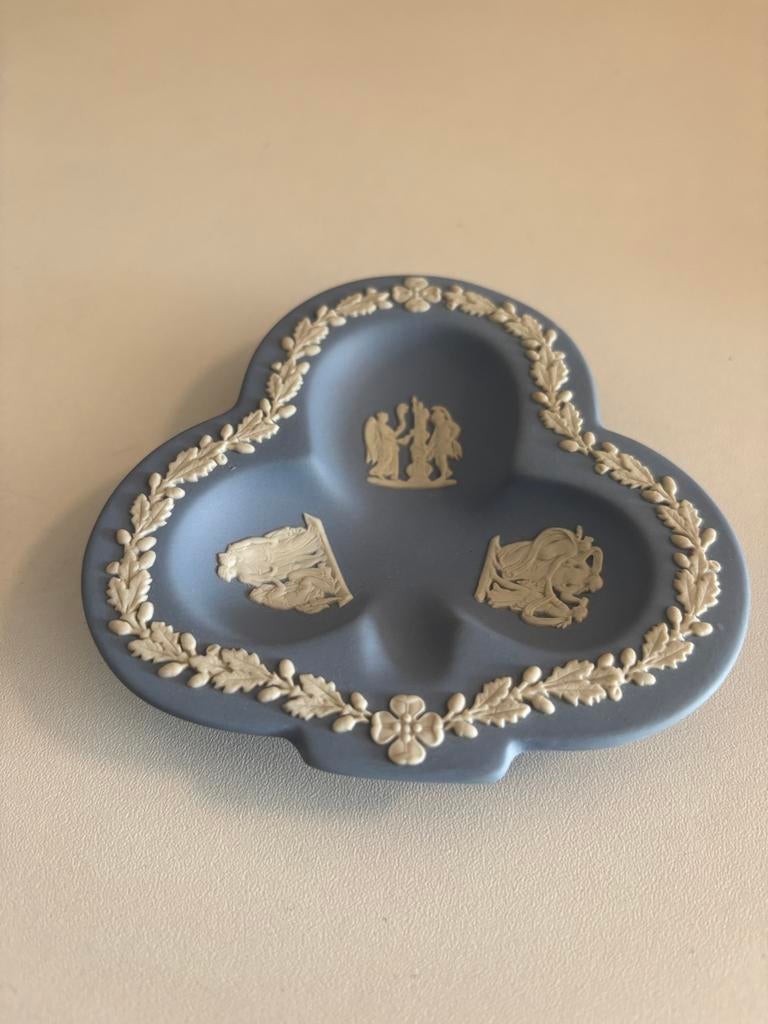 Wedgwood Jasperware Club Tray - Grijsblauw met Klassieke Scè, Ophalen of Verzenden