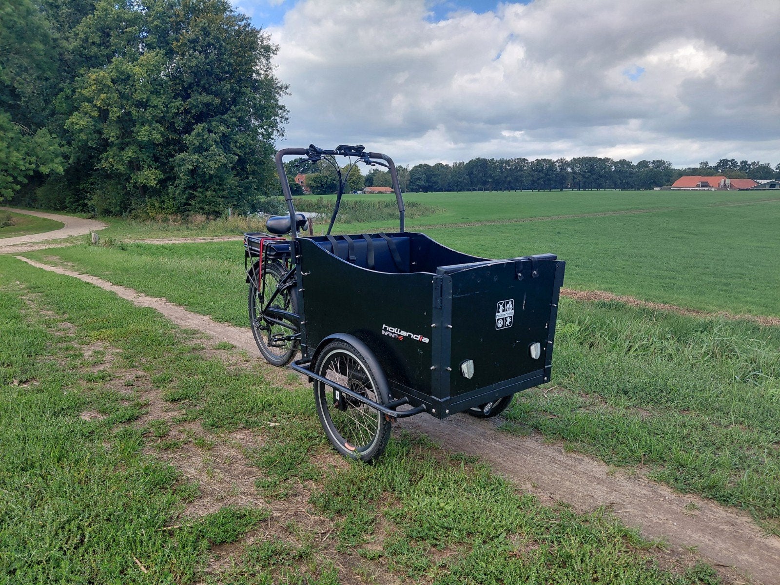 Elektrische Bakfiets - Hollandia FMR, 4 kinderen of meer, Gebruikt, Elektrisch, Schijfrem