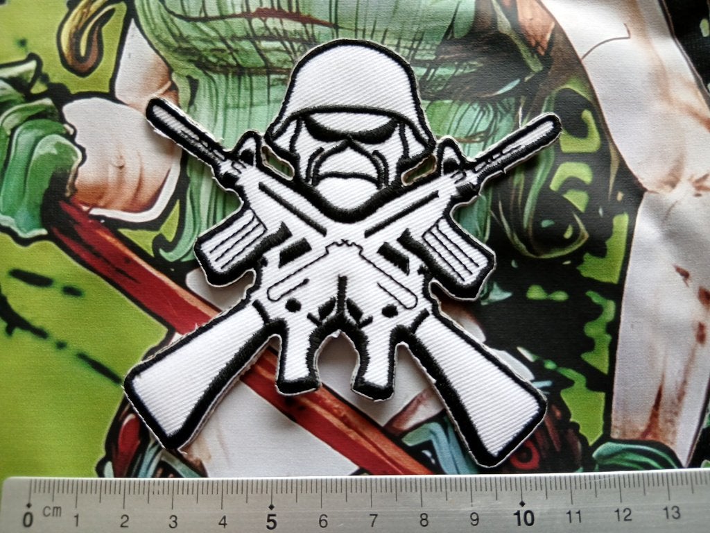 Iron Maiden leuke nieuwe shaped a matter of... patch 12, Verzenden, Nieuw, Kleding