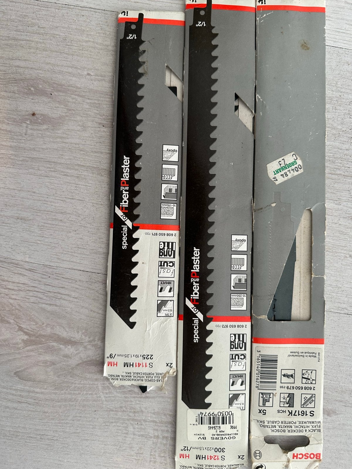 Bosch Reciprozaagbladen S1241HM, S1617K HCS, S1141HM, Ophalen of Verzenden, Nieuw, Reciprozaag