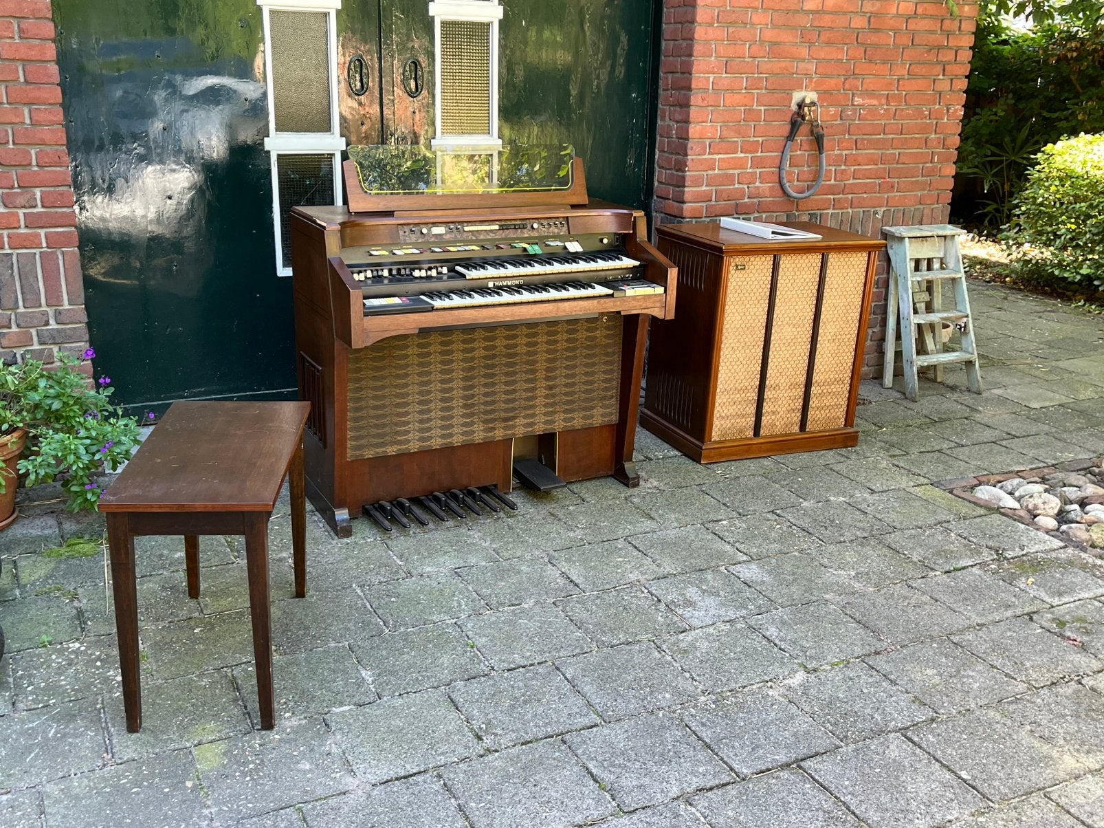 Hammond orgel & leslie speaker, Ophalen, Gebruikt, 2 klavieren, Orgel