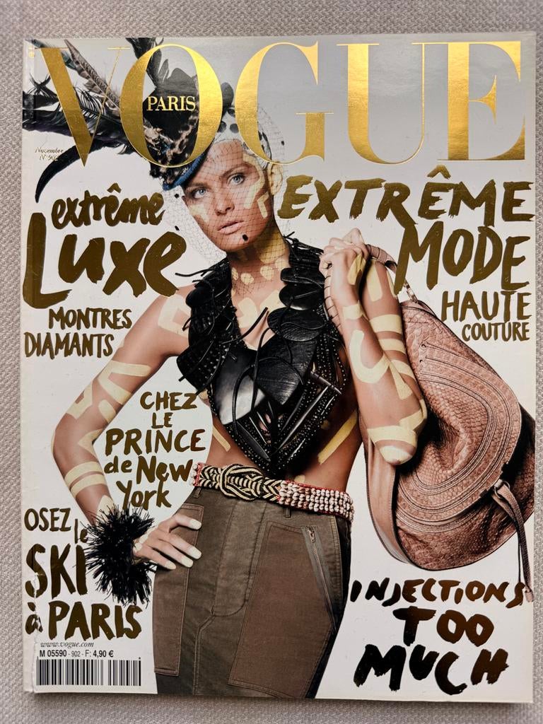 Vintage Vogue Paris November 2009 model Isabeli Fontana, Ophalen of Verzenden, Gelezen, Damesbladen