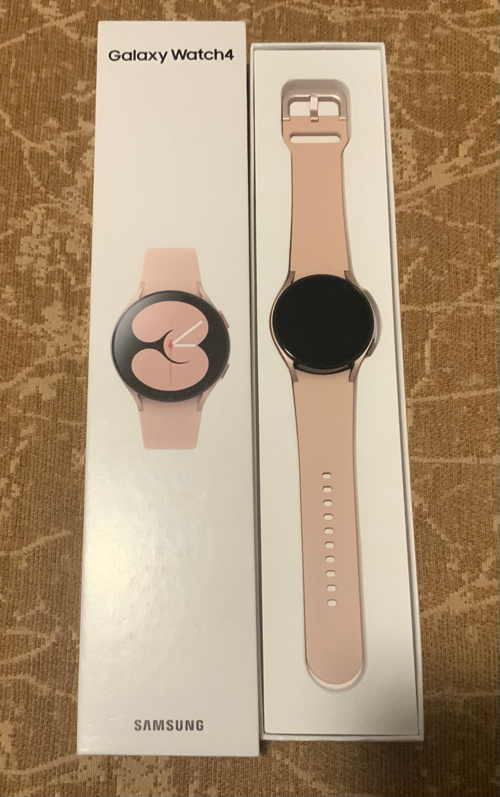 Samsung Galaxy Watch4 Pink Gold - zo goed als nieuw, Hartslag, Nieuw, Ophalen of Verzenden, Android