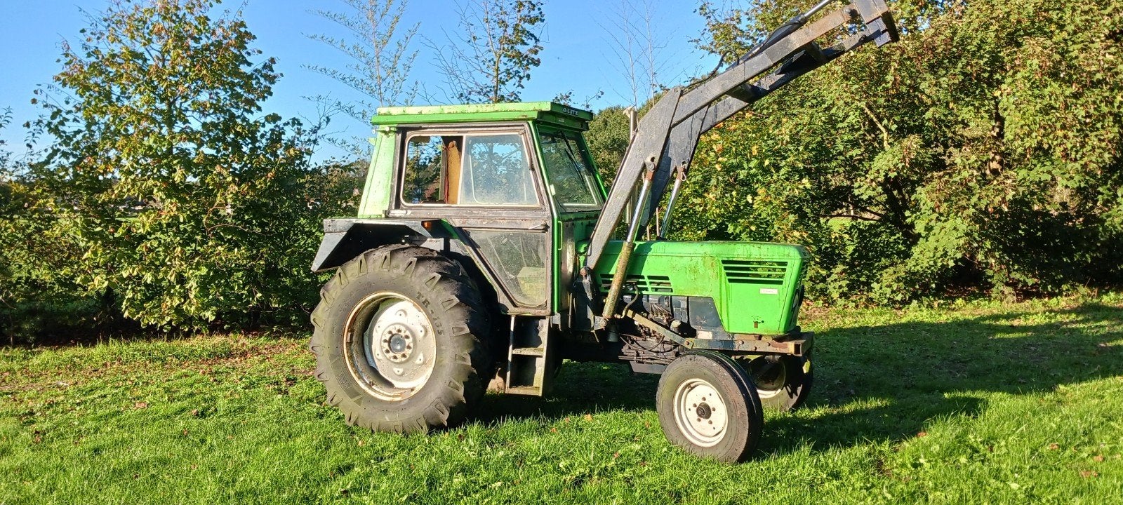 Deutz D7206 met voorlader en dubbellucht, Ophalen, Gebruikt, Tot 80 Pk, Deutz - Fahr