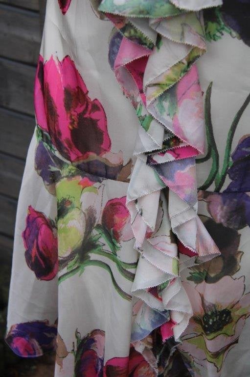 Jurk creme/ roze Ted Baker mt 3 (EU38) Vaste prijs, Maat 38/40 (M), Ophalen of Verzenden, Zo goed als nieuw, Knielengte