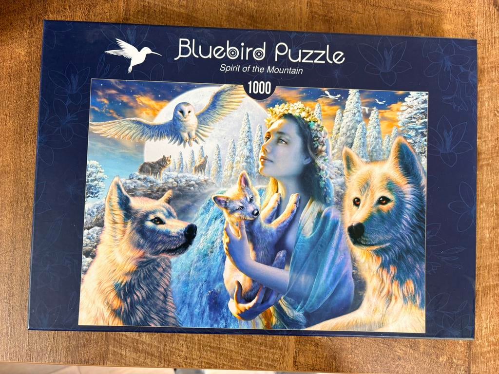 Bluebird puzzel spirit of the mountains, Ophalen of Verzenden, 500 t/m 1500 stukjes, Zo goed als nieuw