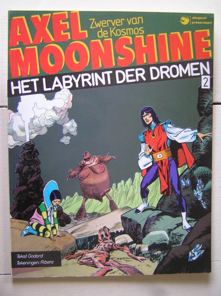 Axel Moonshine. Zwerver van de Kosmos. 2 - 3 - 4 - 7, Meerdere stripboeken, Ophalen of Verzenden, Zo goed als nieuw