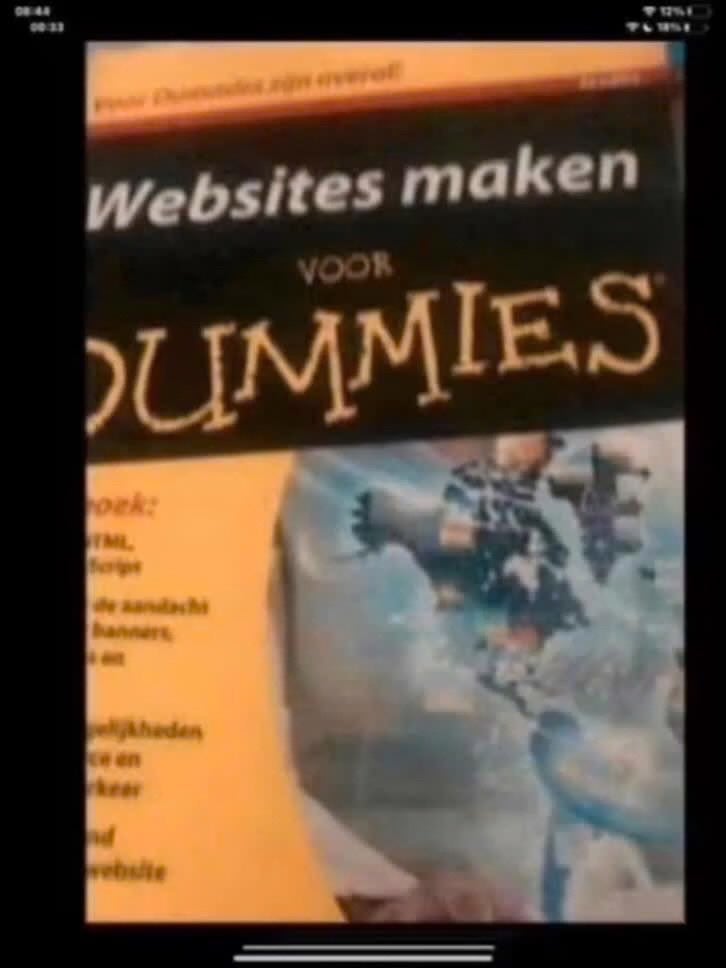 Websites maken voor Dummies - Leer webdesign van A tot Z, Ophalen of Verzenden, Internet of Webdesign, Onbekend, Gelezen