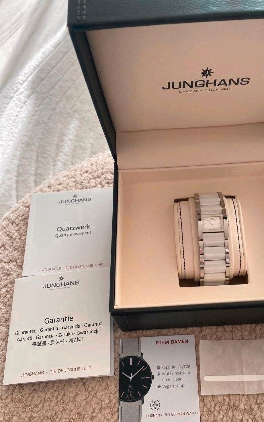Junghans diamonds, Ophalen, Zo goed als nieuw, Staal, Overige merken
