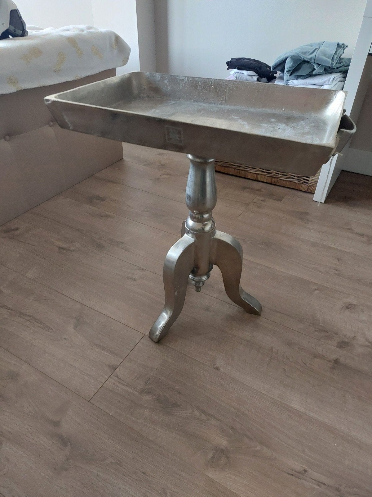 Riviera Maison trunk tray sidetable,  bijzettafeltje, 45 tot 60 cm, Minder dan 55 cm, Metaal of Aluminium, Ophalen of Verzenden