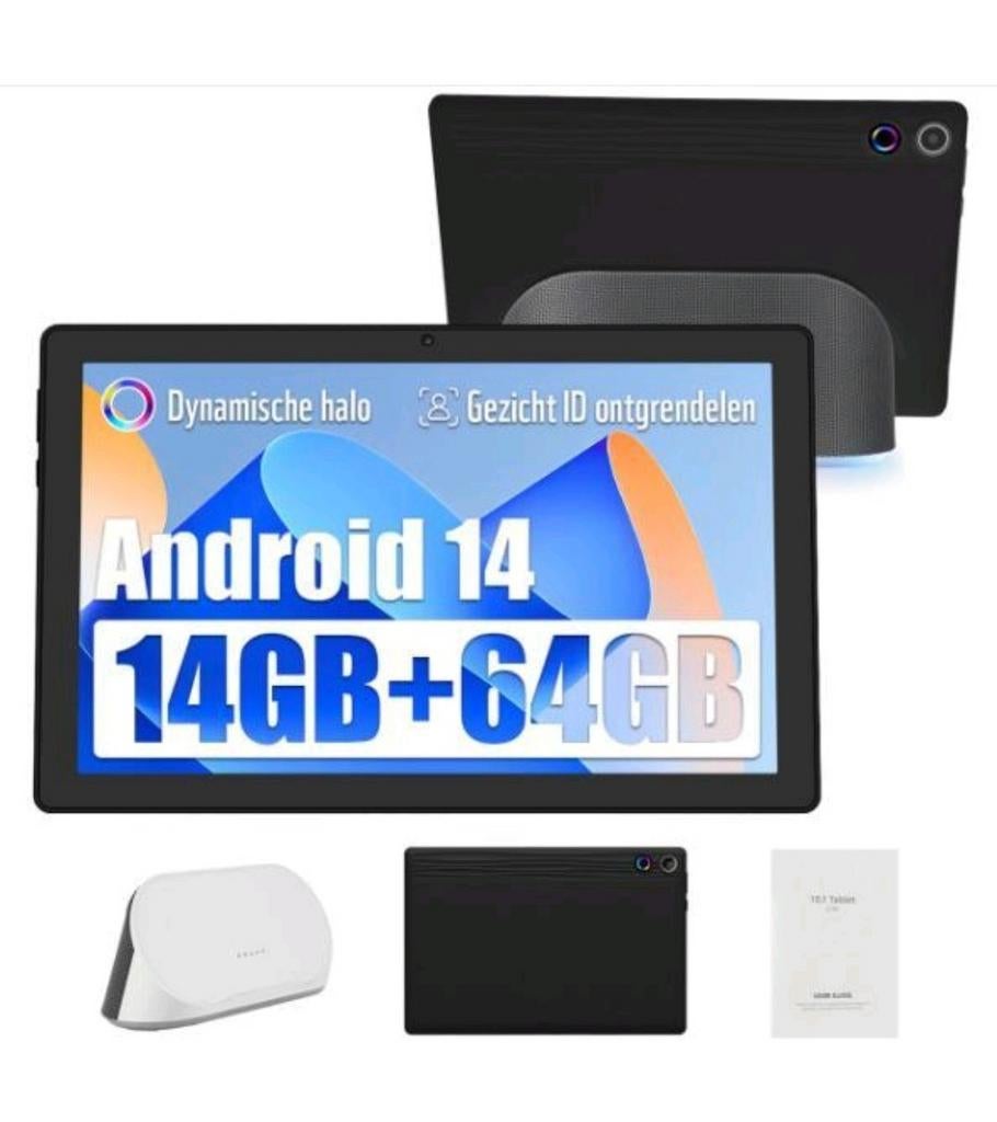 nieuw in doos. Android 14 Tablet- 10.1 inch - 14GB RAM, Computers en Software, Android Tablets, Ophalen of Verzenden, Nieuw, 10 inch
