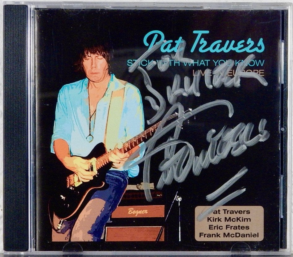 Pat Travers - Stick with that you know GESIGNEERD nieuwstaat, Cd's en Dvd's, Cd's | Rock, Ophalen, Blues Rock, Inclusief doosje