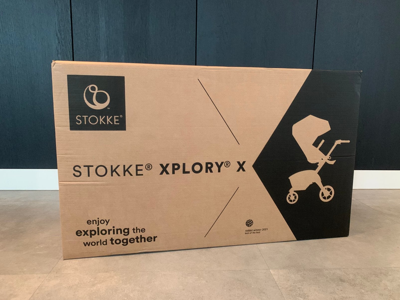 Nieuwe kinderwagen Stokke Xplory X zwart, Kinderen en Baby's, Kinderwagens en Combinaties, Stokke, Stokke, Nieuw, Ophalen of Verzenden