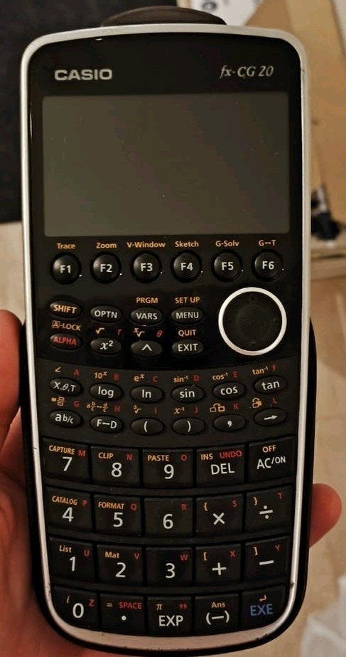 Casio grafische rekenmachine fx-cg20, Diversen, Rekenmachines, Ophalen of Verzenden, Grafische rekenmachine, Zo goed als nieuw