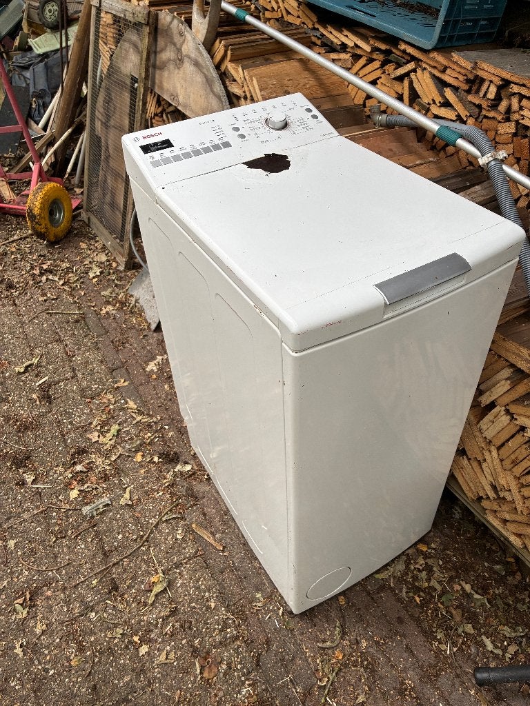 Bosch serie 4 wasmachine bovenlader, Ophalen, Gebruikt, Bovenlader, Energieklasse A of zuiniger